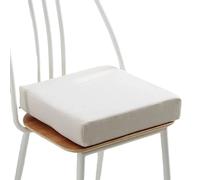 PLCIVSA Cojín para silla de exterior con fondo antideslizante, 30 x 30/35 x 35/40 x 40/50 x 50 cm. Cojines para sillas de comedor de espuma de alta densidad, cojín de asiento exterior e interior (2,35