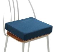 PLCIVSA Cojín para silla de exterior con fondo antideslizante, 30 x 30/35 x 35/40 x 40/50 x 50 cm. Cojines para sillas de comedor de espuma de alta densidad, cojín de asiento exterior e interior