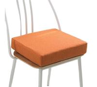 PLCIVSA Cojín para silla de exterior con fondo antideslizante, 30 x 30/35 x 35/40 x 40/50 x 50 cm. Cojines para sillas de comedor de espuma de alta densidad, cojín de asiento exterior e interior (7,50