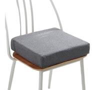 PLCIVSA Cojín para silla de exterior con fondo antideslizante, 30 x 30/35 x 35/40 x 40/50 x 50 cm. Cojines para sillas de comedor de espuma de alta densidad, cojín de asiento exterior e interior (1,60