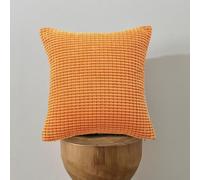 PLCIVSA Funda de Cojín de Pana 45x45 50x50 60 x 60,Paquete de 1 Fundas de Almohada Cuadrada Suave y Colore Puro para Sofá,Sala de Estar,Decoración del Hogar(Color7,60x80cm/24x32in)