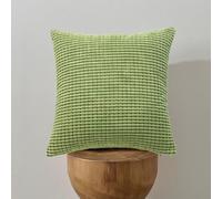 PLCIVSA Funda de Cojín de Pana 45x45 50x50 60 x 60,Paquete de 1 Fundas de Almohada Cuadrada Suave y Colore Puro para Sofá,Sala de Estar,Decoración del Hogar(Color6,50x50cm/20x20in)