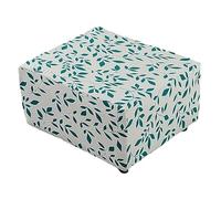 PLCIVSA Funda Otomana Cuadrada/Rectangular 35x35 50x50 35x25 40x25 50x30 Elástica Funda de Puff Taburete Decorativa - for Salón y Sala de Estar(A5,Rectangle:30x20x18cm)