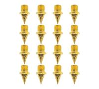 PLCPDM 16 puntas de aleación de acero para pista de 1/4 pulgadas de repuesto para zapatos deportivos de campo, picos de repuesto para deportes de sprint, correr, escalar, zapatos de pista