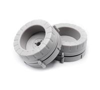 PLCPDM Abrazadera adaptadora de durabilidad para dispositivos de cinta abierta de 1/4 pulgadas para abrazadera de Nab gris teac