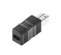 PLCPDM Adaptador de Impresora USB Tipo C a B Conexión de convertidor de Puerto Cuadrado Caja de Disco Duro Adaptador de Transferencia de copiadora para Impresora Conector USB a a B
