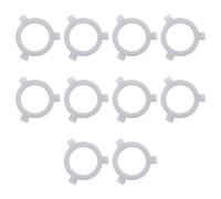 PLCPDM Adaptador reductor de pantalla E27 a E26/E14/11mm, 10 unidades, conector ligero, convertidor de casquillo de luz ignífugo