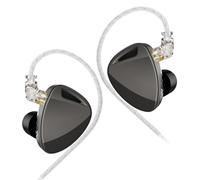 PLCPDM Auriculares intraurculares con cable plateado para transmisión musical superior canalización de sonido independiente