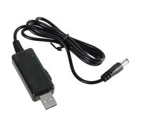 PLCPDM Cable de alimentación USB a, Cable adaptador de carga USB a conector de 8 Uds, de 5V a 12V, 9V, pantalla Led para enrutador, miniventilador y altavoz