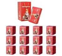 PLCPDM Caja de salto de Navidad con materiales reciclados, configuración rápida para decoración navideña y actividades grupales, decoración sorpresa de vacaciones