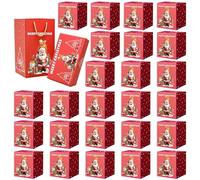 PLCPDM Caja de salto de Navidad con materiales reciclados, configuración rápida para decoración navideña y actividades grupales, decoración sorpresa de vacaciones