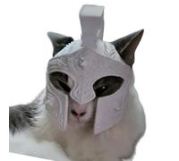 PLCPDM Casco decorativo para gatos con temática romana antigua, estilo centurión, para fiestas de disfraces divertidas y fotografía creativa, tocado divertido para gatos