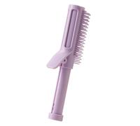 PLCPDM Cepillo para desenredar el cabello, pinzas de raíz, peine de peluquería, cepillo rizador retráctil, cepillo para definir el estilo para todo tipo de cabello