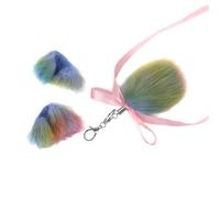PLCPDM Colgante de cola de animal colorido para cosplay, bolsa de juguetes, clip de pelo colorido para amantes de la moda