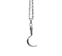 PLCPDM Collar Religioso Gótico Colgante De Guadaña Joyería para Cuello Joyería Elegante Regalo para Hombre Mujer Gótico