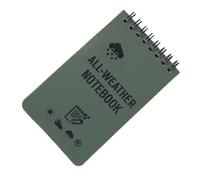 PLCPDM Cuaderno impermeable para todos los climas, cuaderno de espirales pequeñas, libretas de bolsillo para escribir en campo de lluvia, impermeable para todos los climas