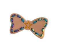 PLCPDM Delicados pasadores de lazo coloridos con clip para el pelo para niñas dulces con clip lateral para mujer