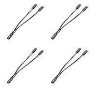 PLCPDM Distribuidor de cables de suéter de 2 pines hembra a 2 machos, múltiples dispositivos, aislamiento de PVC, cable de alimentación para placa base