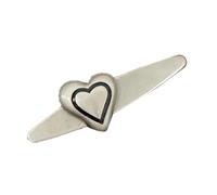 PLCPDM Elegante horquilla de corazón para mujer, cómoda pinza para el pelo, elegante clip de estrella para pico de pato, pasador de pelo de moda, herramienta para la cabeza