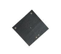 PLCPDM Estera de soldadura ignífuga con agujeros para colgar aislamiento térmico fuerte tela de fibra oxidada estera de defensa contra incendios industrial