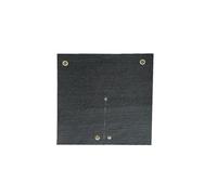 PLCPDM Estera de soldadura ignífuga con agujeros para colgar aislamiento térmico fuerte tela de fibra oxidada estera de defensa contra incendios industrial