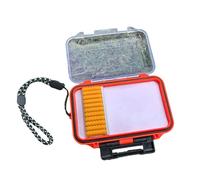 PLCPDM Estuche flotante de pesca con múltiples compartimentos, cierre flotante de almacenamiento y aparejos, contenedor de flotador de pesca