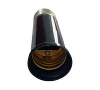 PLCPDM Extensión de 95 mm E27 para propietario de la lámpara de poliestireno estándar alto para una instalación segura en sectores estrechos, extensión de base de lámpara comercial