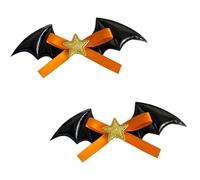 PLCPDM Gargantilla para el pelo de Halloween para niñas, sombrero de murciélago, alas de murciélago, tocado de Halloween, tocado para el cuello