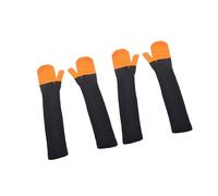 PLCPDM Guantes acrílicos suaves con motivos divertidos de gansos que proporcionan protección contra el clima frío para esquí y reuniones familiares al aire libre, Negro, Talla única