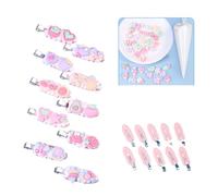 PLCPDM Juego de horquillas, crea tu exclusivo kit de accesorios de resina de gel de imitación de clip para el pelo