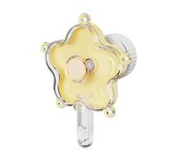 PLCPDM Juguete giratorio de forrajeo en forma de flor, dispensador de golosinas resistente a los masticables, alivio del estrés, accesorio de jaula de pájaros, juguete de rompecabezas de liberación