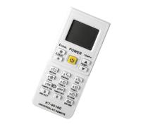 PLCPDM KT9018E - Mando a distancia para aire acondicionado multimarca, construcción ABS, fácil de operar, control remoto