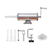 PLCPDM Máquina horizontal estable de Frankfurter con mango ergonómico, construcción de aluminio permanente para un fácil procesamiento de carne, relleno ergonómico de Frankfurter con base fuerte