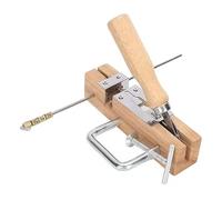 PLCPDM Máquina perforadora de agujeros de marco de colmenas, agarre ergonómico, herramienta de perforación manual de agujeros de madera, herramienta de perforación duradera para ojales de madera