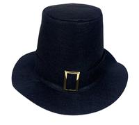 PLCPDM Sombrero clásico de lana para festivales, para viajes, desplazamientos y fácil almacenamiento, celebraciones, fotografía, tocado, Negro con dorado B, Talla única