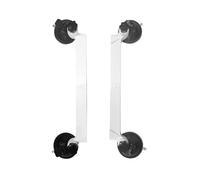 PLCPDM Soporte de ventosa para vehículo satélite pequeño con cuatro ventosas, fijación segura en la ventana del coche, soporte para satélite