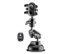 PLCPDM Soporte para teléfono de para camión, SUV, con potentes Abrazaderas, Soporte para Ventosa para salpicadero, Soporte para Parabrisas, Soporte magnético para teléfono de, con Clip
