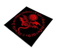 PLCPDM Tarots Lavable A Máquina Cubre Símbolos Místicos Meditaciones Terciopelo Suave Ayuda Ceremonias Espirituales Terciopelo Meditaciones Tarots Cloth