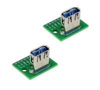 PLCPDM USB3.0 Femenina para Disminuir Placa Conversión 2.54 Mm para Proyectos Sin Problemas Módulo Transferencia Datos Última Velocidad Buena Conductividad