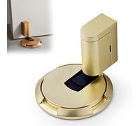 Pleasant Magnetic Door Stopper Wedge, Mechanical Punch Free Invisible Door Stopper with Adjustable Height,Windproof & Silent Doorstops for Inside Doors (D)