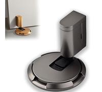 Pleasantk Door Wedge, Door Wedge Stopper, Upgrade Magnetic Door Stopper, Punch Free Invisible Door Stopper, Silent & Secure Mechanical Stopper for Home Office Doors (Gray)