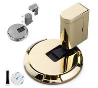 Pleasantk Door Wedge-Magnetic Mechanical Door Stopper with Adjustable Height, Punch Free No Drilling Installation, Easy Push to Lock/Unlock, Windproof Stable Secure for All Floor Types (H)