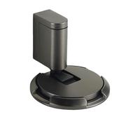 Pleasantk Door Wedge, Pleasantk Door Wedge Stopper, Mechanical Punch Free Invisible Doors Stopper with Adjustable Height(Black) (Gray)