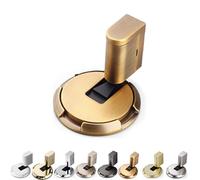Pleasantk Door Wedge Stopper, 2025 New Door Wedge Stopper,Statisticsing Door Stopper Wedge with Adjustable Height, No-Drill Installation (Golden)