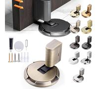 Pleasantk Door Wedge Stopper, Door Stopper Alarm Wedge, Door Stopper Wedges, Mechanical Doors Stopper No-Drill Installation Windproof & Silent Secure Adjustable Height (Brushed)