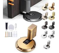 Pleasantk Door Wedge Stopper, Door Stopper Alarm Wedge, Door Stopper Wedges, Mechanical Doors Stopper No-Drill Installation Windproof & Silent Secure Adjustable Height (Yellow Bronze)