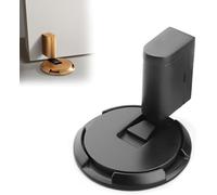 Pleasantk Door Wedge Stopper,Magnetic No Drill Windproof Door Holder,Height Adjustable Doorstop,Easy Installation,for Home Office Doors (Black)