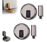 Pleasantk Door Wedge Stopper, Upgrade Magnetic Door Stopper, 2025 New Doors Wedge Stoppers, Punch Free Invisible Doors Stoppers, for Home Office (2Pcs-b)