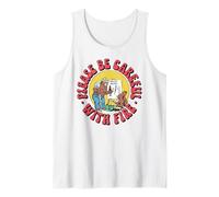 Please Be Careful with Fire Smokey Bear Vintage Sketch Camiseta sin Mangas