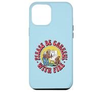 Please Be Careful with Fire Smokey Bear Vintage Sketch Carcasa para iPhone 12 Pro MAX